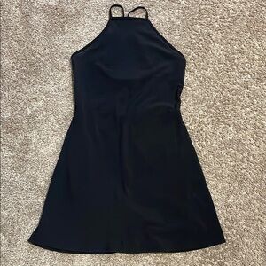Abercrombie High-Neck Open Back Traveler Dress